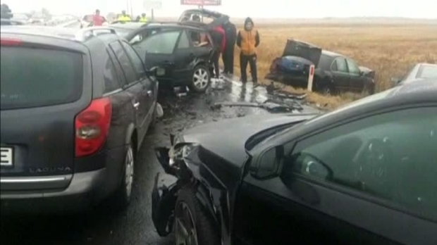 Carambol pe DN1 Braşov – Ploieşti