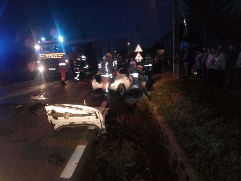 Grav accident pe DN 13 A, între Bălăușeri și Sovata