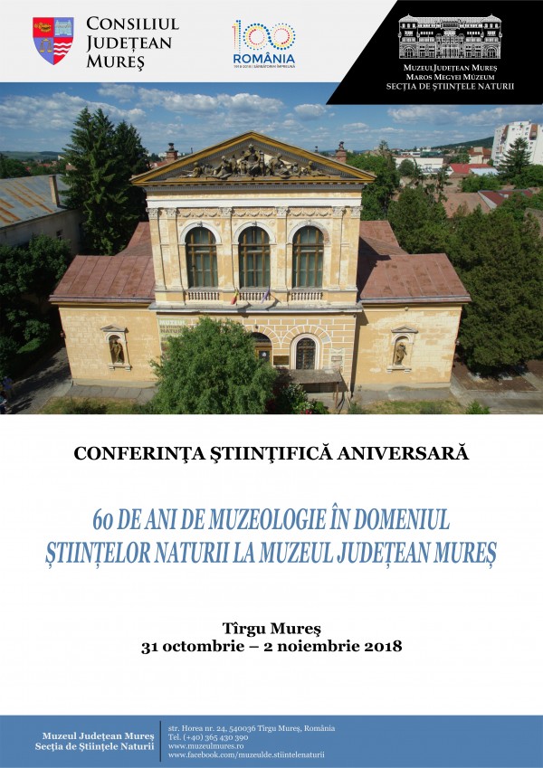Muzeul de științele naturii din Tg. Mureș, la 60 de ani