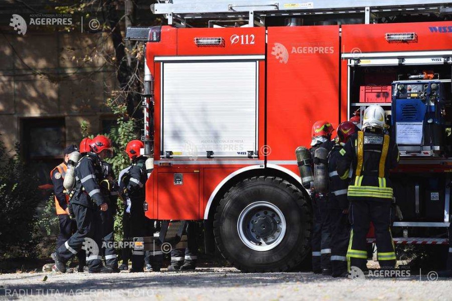 UPDATE: Incendiu la subsolul Spitalului Clinic Judeţean de Urgenţă din Sibiu