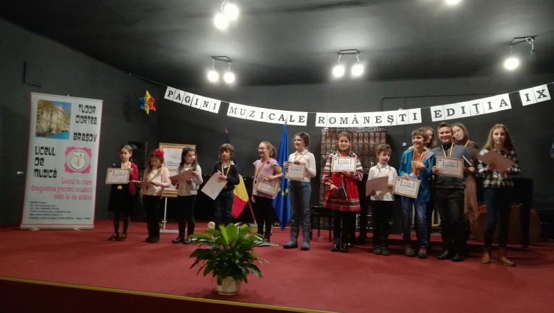 Pagini Muzicale Românești, un eveniment de tradiție pentru Liceul de Muzică din Brașov