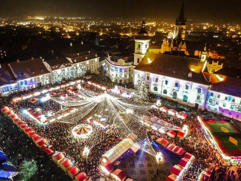 Târgul de Crăciun de la Sibiu începe pe 16 noiembrie