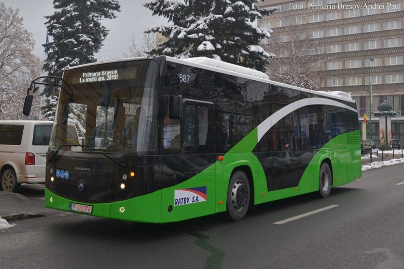 Timp de o săptămână, localnicii din Făgăraș vor circula gratuit cu autobuzul