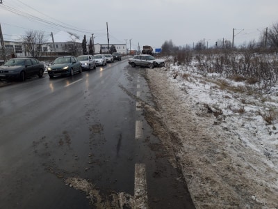 Trei răniți într-un accident rutier petrecut în localitatea mureșeană Albești