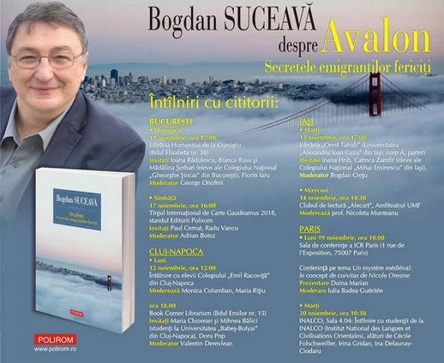 Scriitorul Bogdan Suceavă își lansează cel mai nou roman la Brașov