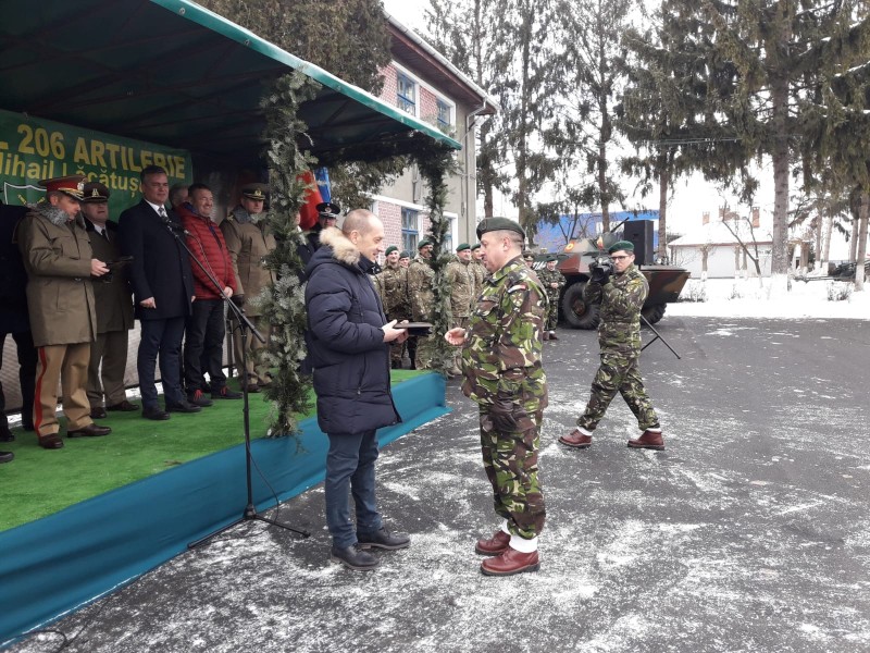 Artileriștii de munte din Brașov au aniversat 5 decenii în slujba patriei