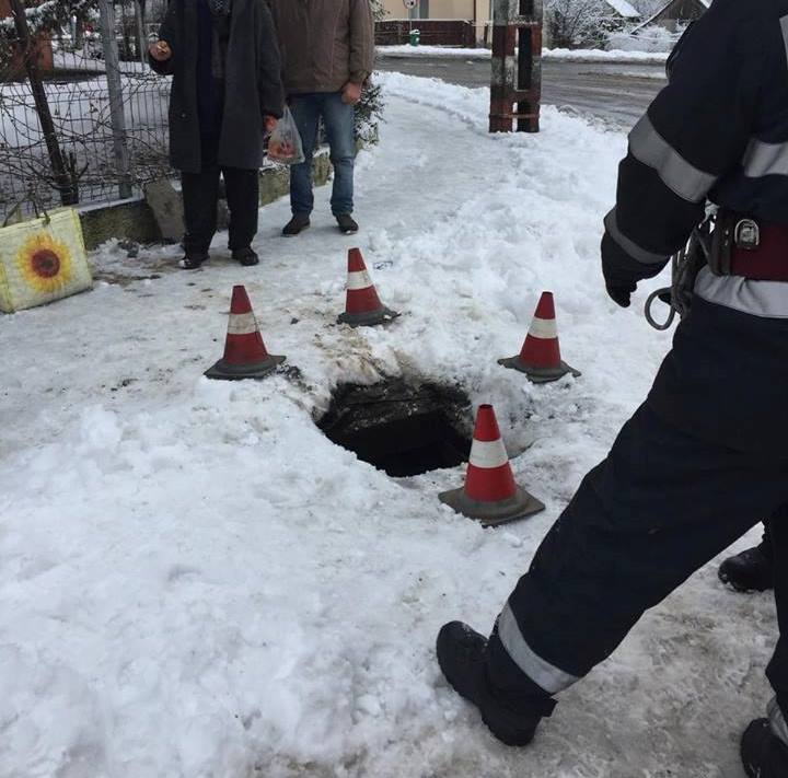 Persoană căzută în canal în municipiul Reghin