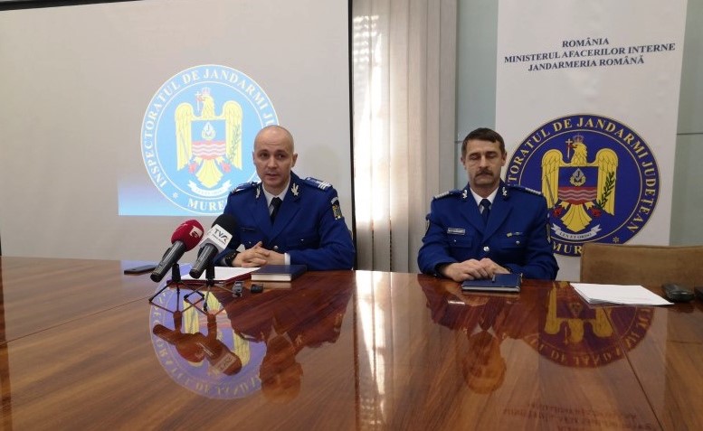 Jandarmeria mureșeană funcționează cu 40% din numărul necesar de mașini