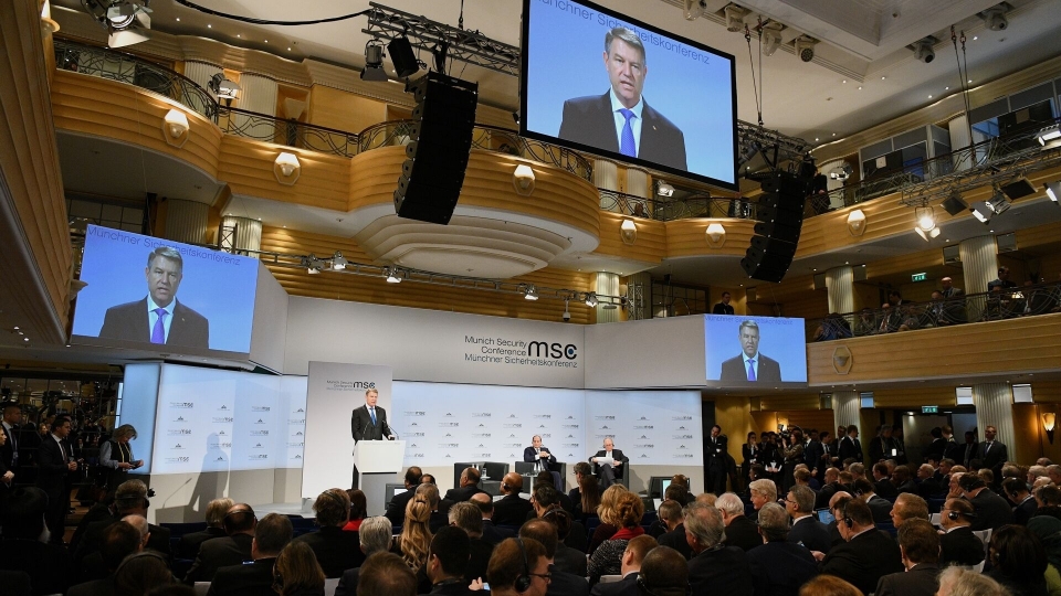 Preşedintele Iohannis la Conferinţa de securitate de la München