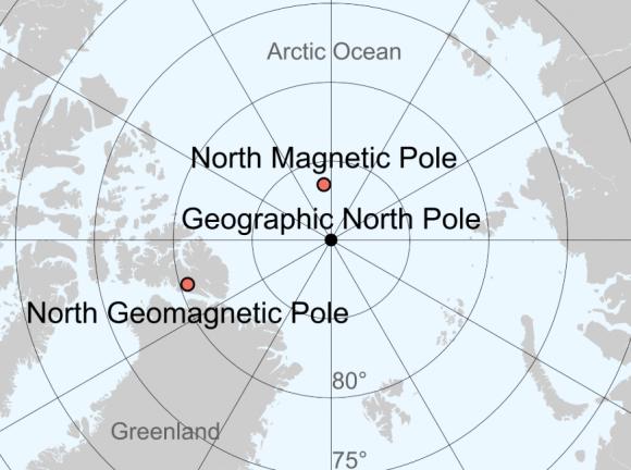 Polul Nord magnetic al Pământului migrează spre Rusia