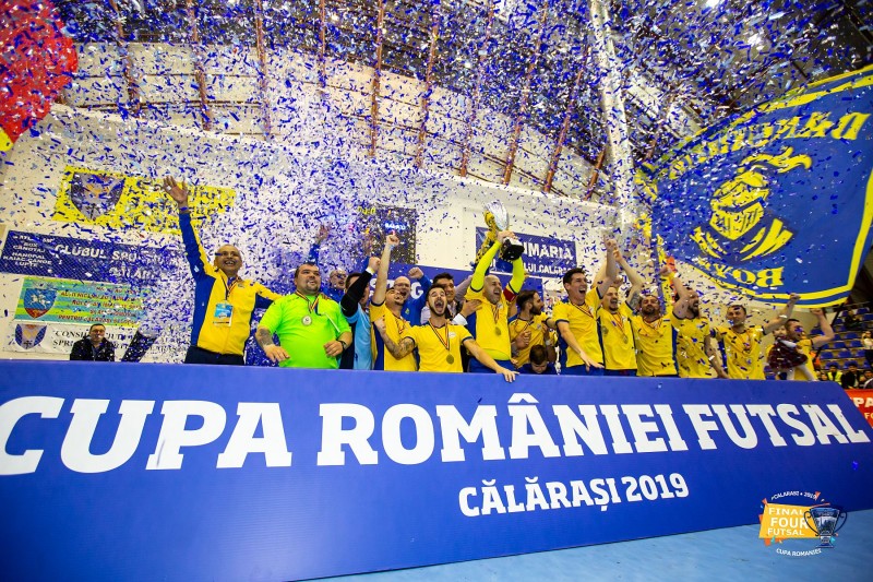 Dunărea Călărași a cucerit Cupa României la futsal