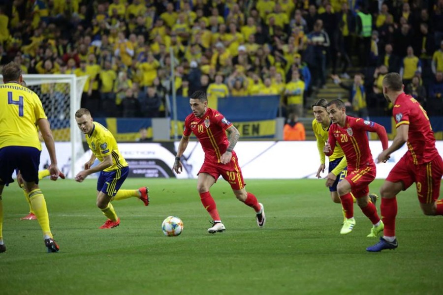 România pierde duelul cu Suedia