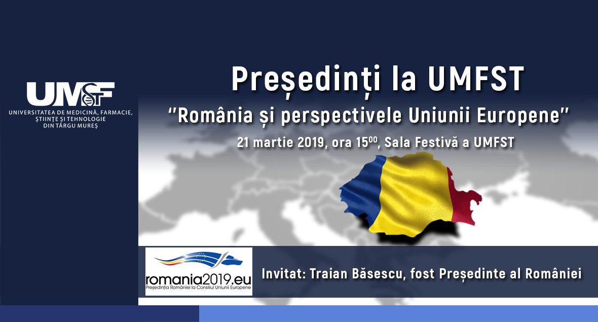 Traian Băsescu, invitat la o conferință la UMFST Tîrgu Mureș Traian Băsescu, invitat la o conferință la UMFST Tîrgu Mureș