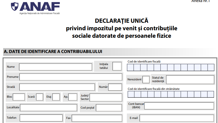 Termenul pentru depunerea Declaraţiei unice a fost prelungit până la data de 31 iulie Termenul pentru depunerea Declaraţiei unice a fost prelungit până la data de 31 iulie