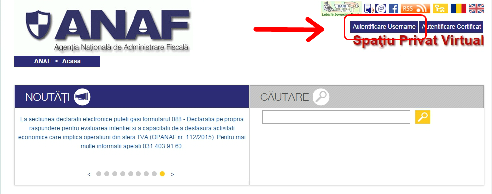 Spațiul Privat Virtual, alternativa la cozile de la ANAF