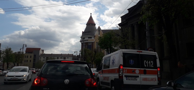 Intervențiile salvărilor în Târgu Mureș întârzie din cauza lucrărilor la drumuri