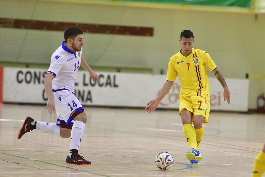 Tricolorii, o nouă victorie în fața Armeniei la futsal