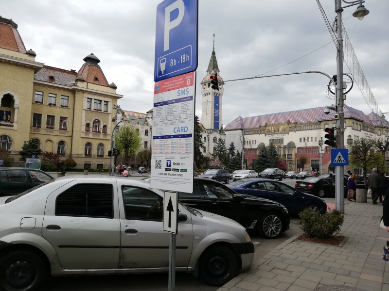A crescut taxa pentru neachitarea parcării în Târgu Mureș