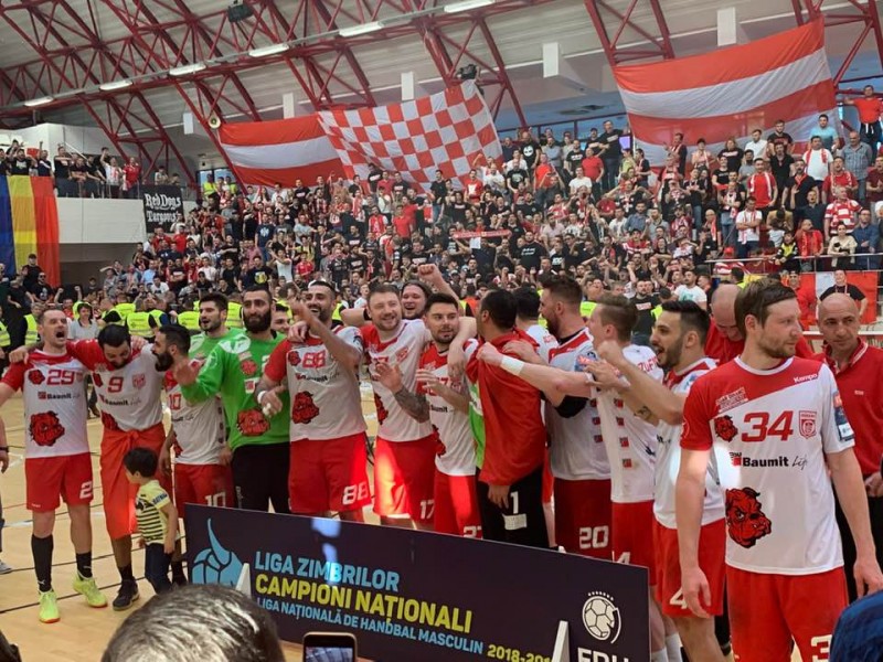 Dinamo, campioană la handbal masculin