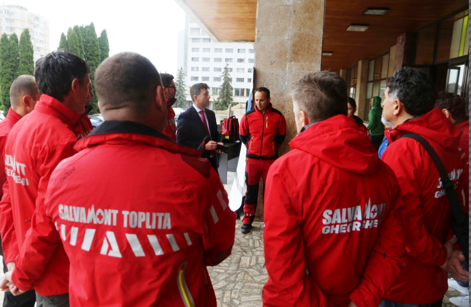 Consiliul Judeţean Harghita a dotat cu echipamente Serviciul Salvamont