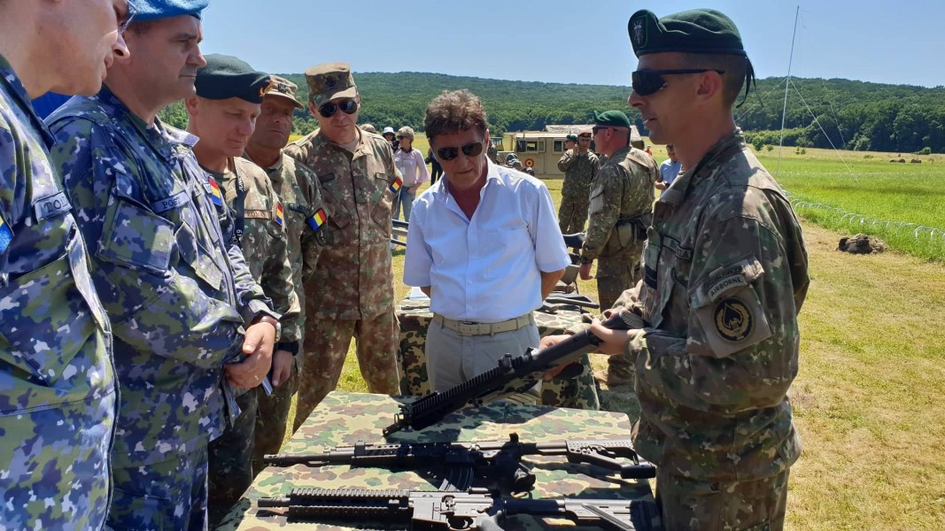 Exercițiu NATO în poligonul de la Sângeorgiu de Mureș