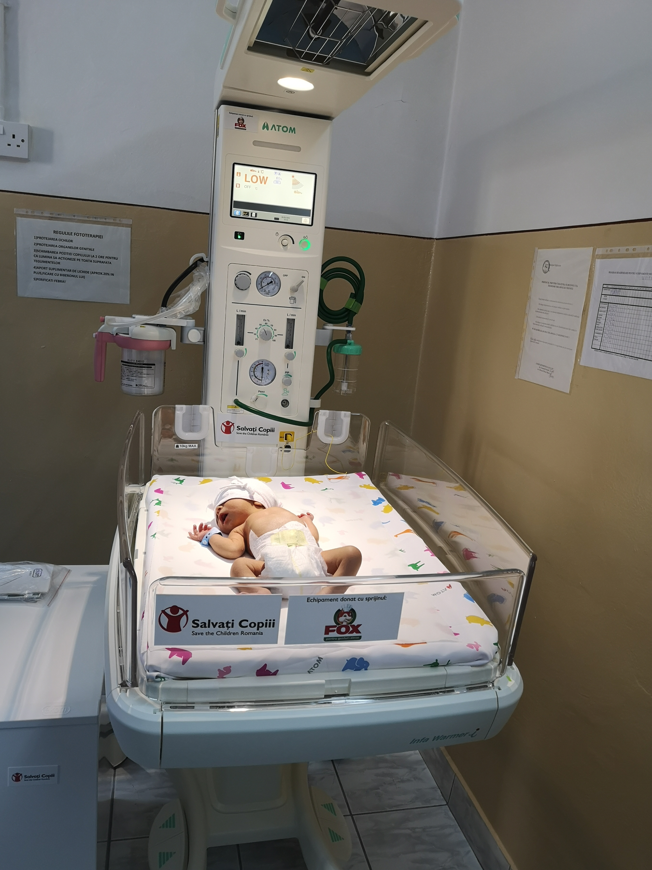 Apel pentru companii să ajute la salvarea copiilor născuți prematur