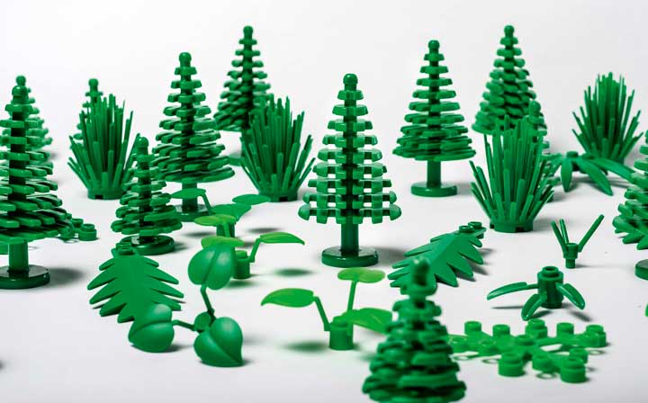 Material ecologic pentru piesele LEGO