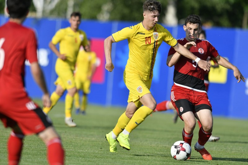 România – Georgia 1-0, la fotbal U 18