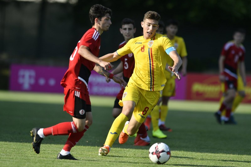 Fotbal amical U 18, România – Georgia