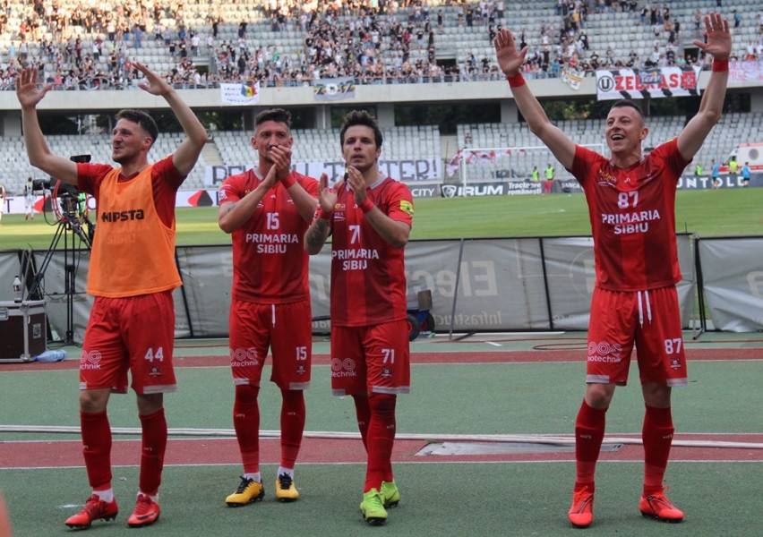 Sibienii rămân în Liga I de fotbal