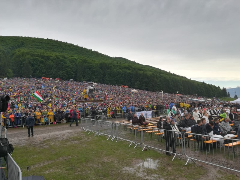 Un traseu tematic dedicat vizitei Papei Francisc la Şumuleu Ciuc, a fost lansat azi , la Miercurea Ciuc