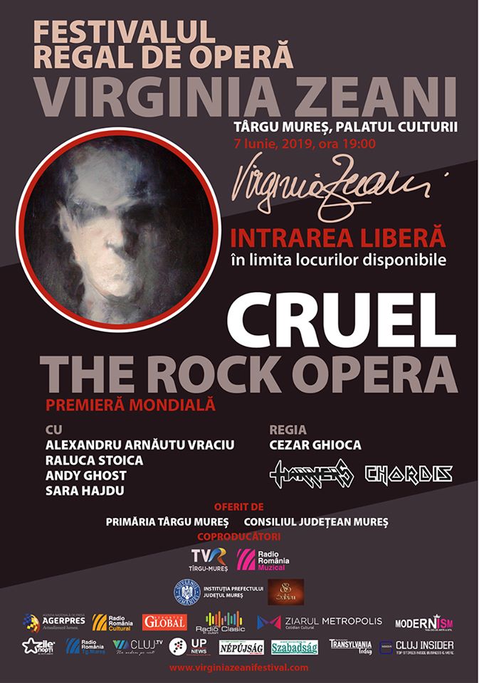 Opera rock „Cruel” va avea premiera mondială la Târgu Mureș