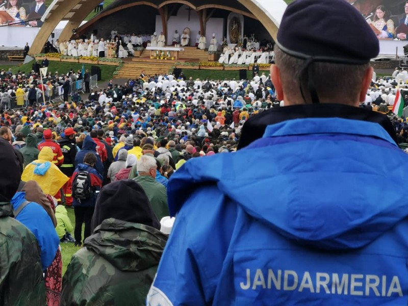 Jandarmii mureșeni, la Șumuleu Ciuc