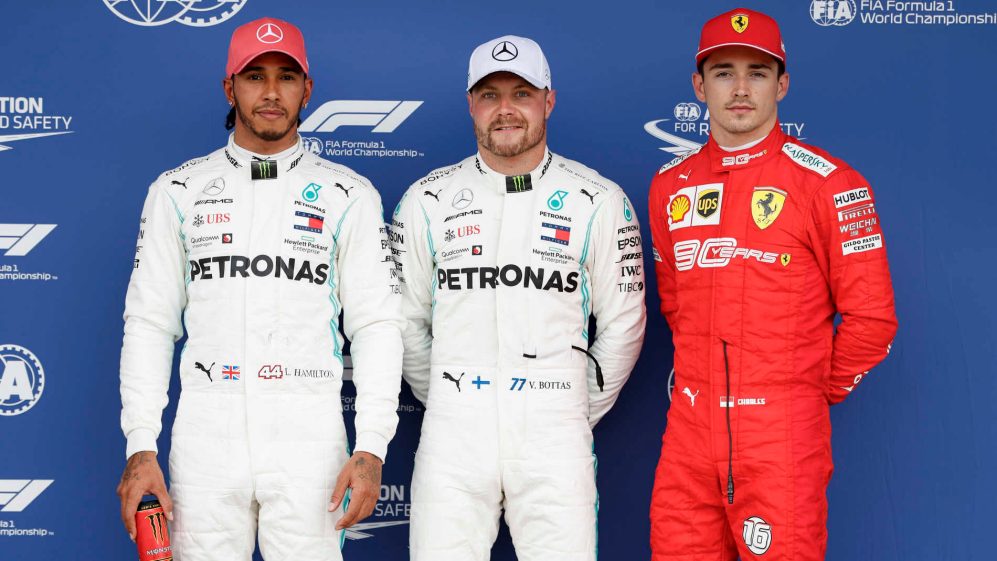 Hamilton – Bottas – Leclerc