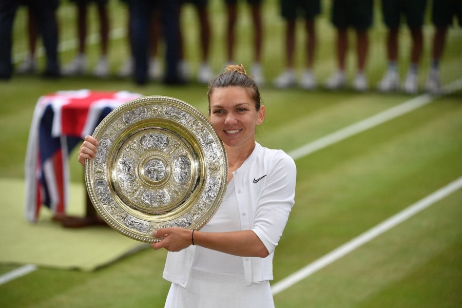 Simona, regina de la Wimbledon!