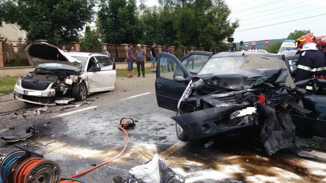 Grav accident rutier pe Calea Sighișoarei din Tg.Mureș