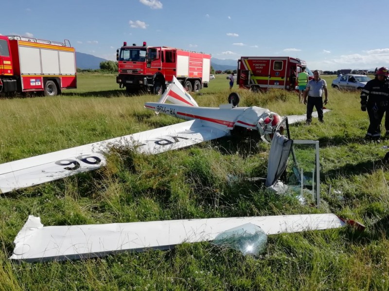 Accident aviatic în Brașov