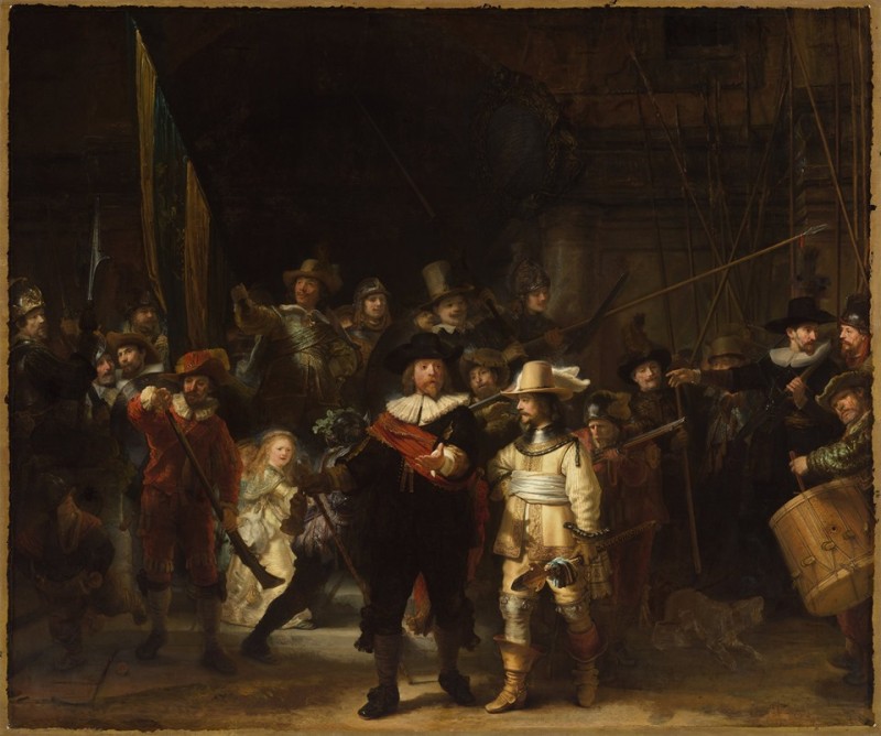 ”Rondul de noapte” a pictorului Rembrandt se restaurează ”Rondul de noapte” a pictorului Rembrandt se restaurează