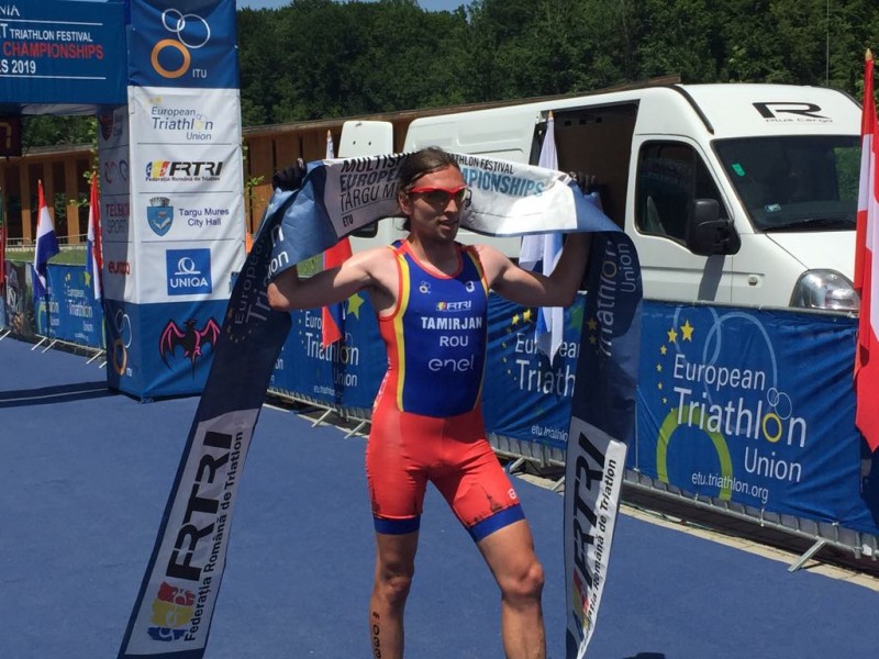 Harghiteanul Robert Tămîrjan, campion european la para- cros duatlon