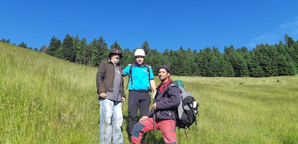 Turist recuperat de jandarmii montani în munți, în judeţul Vrancea