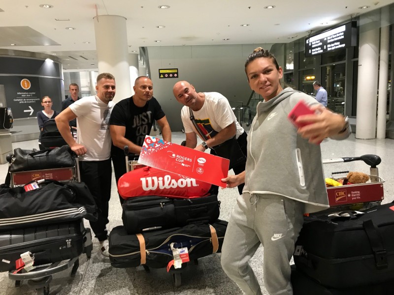 Simona Halep, la turneul de la Toronto Simona Halep, la turneul de la Toronto