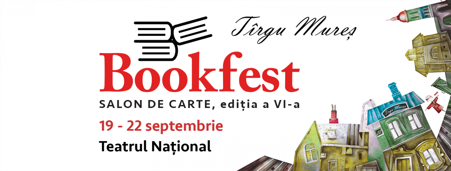 Bookfest deschide toamna culturală la Tîrgu Mureș