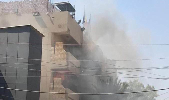 Incendiu la sediul Ambasadei României în Irak
