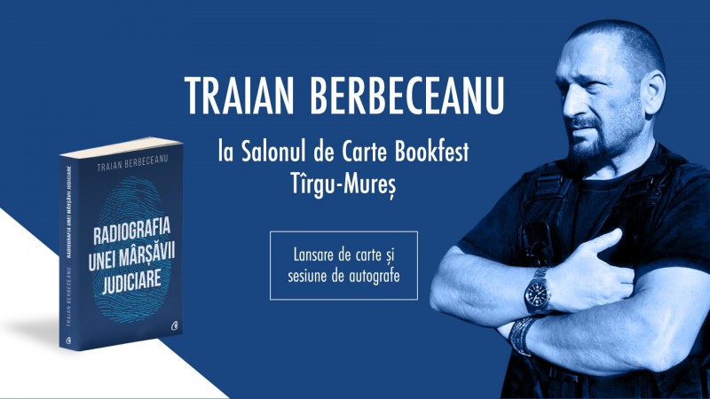 Renumiții politiști Berbeceanu și Godină, la Bookfest Tg.Mureș
