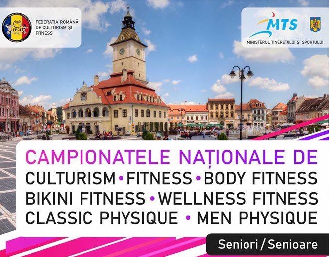 Brașovul găzduiește Naționalele de culturism și fitness