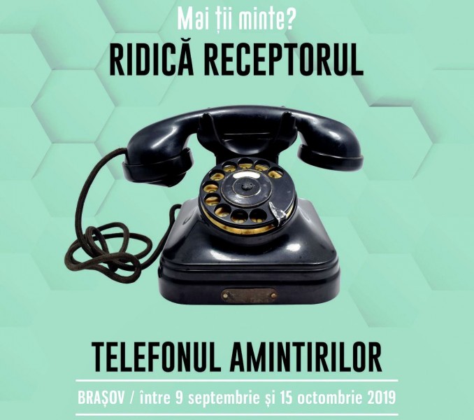 Telefonul Amintirilor face legătura dintre trecut și viitor, la Brașov