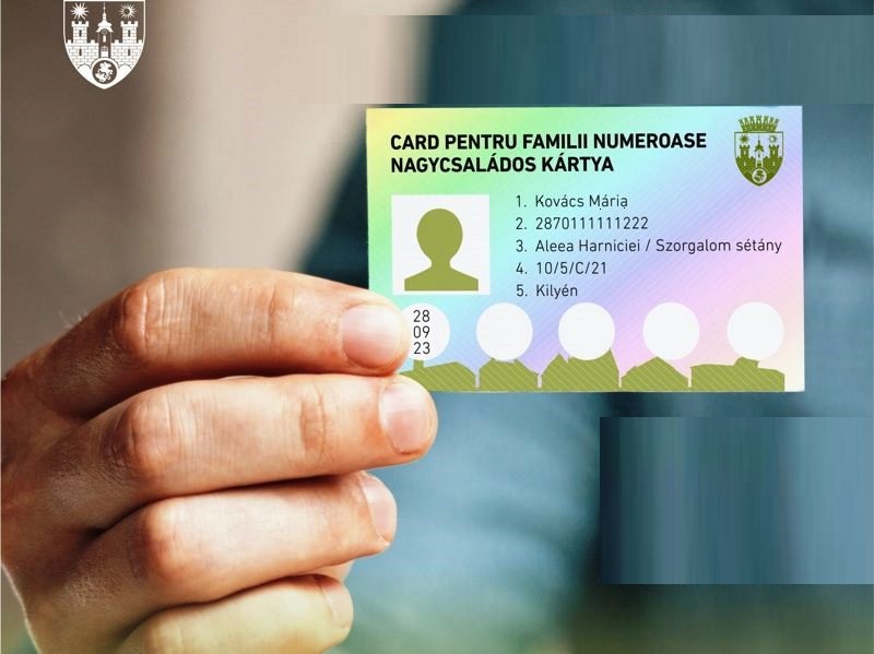 Aproape 170 de familii din Sfântu Gheorghe au solicitat cardul de familie numeroasă