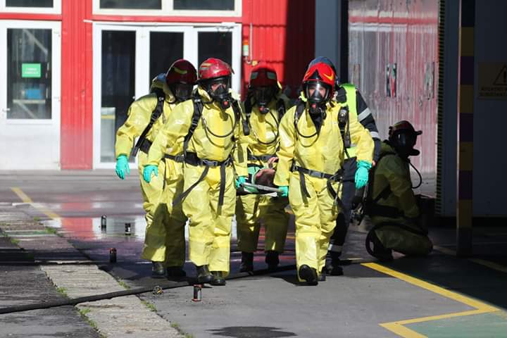 Amplu exerciţiu de simulare a unei explozii la fabrica de bere din Miercurea Ciuc