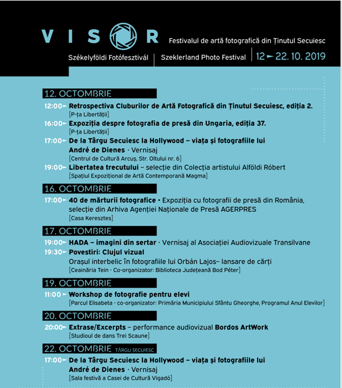 Festivalul de artă fotografică VISOR, la Sfântu Gheorghe