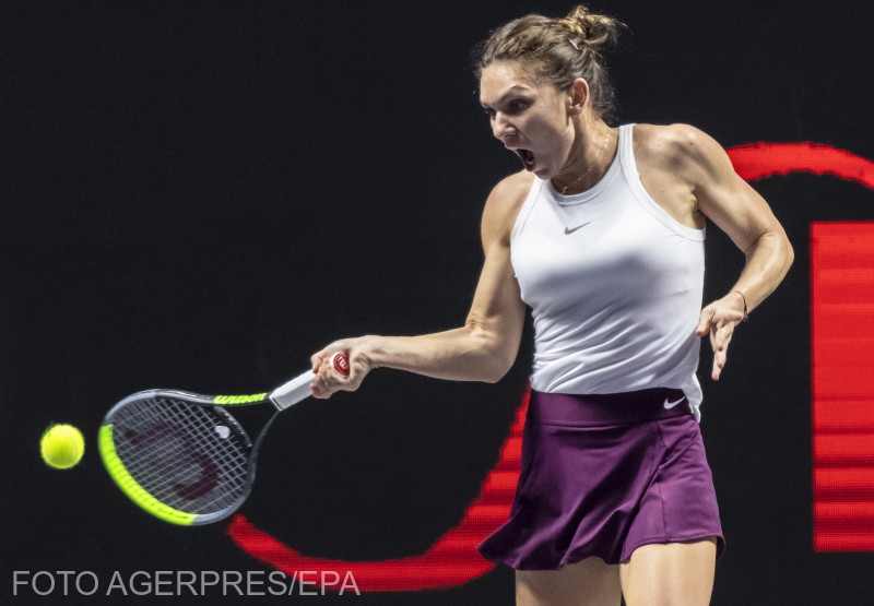 Halep câștigă duelul cu Andreescu la Turneul Campioanelor Halep câștigă duelul cu Andreescu la Turneul Campioanelor